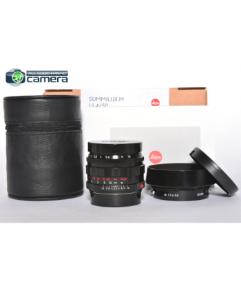 Leica Summilux-M 50mm F/1.4 Lens Glossy Black Paint Reissue 11713 *BRAND NEW*