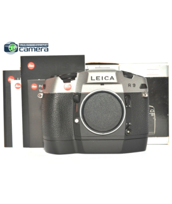 Leica R9 Film SLR Camera Body Anthracite Finish w/Motor Winder *EX in Box*